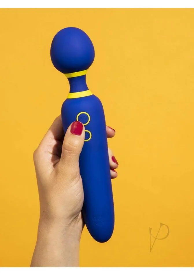 Wevibe Experience Magical Moments with ROMP Flip Magic Wand Massager Blue Vibrators