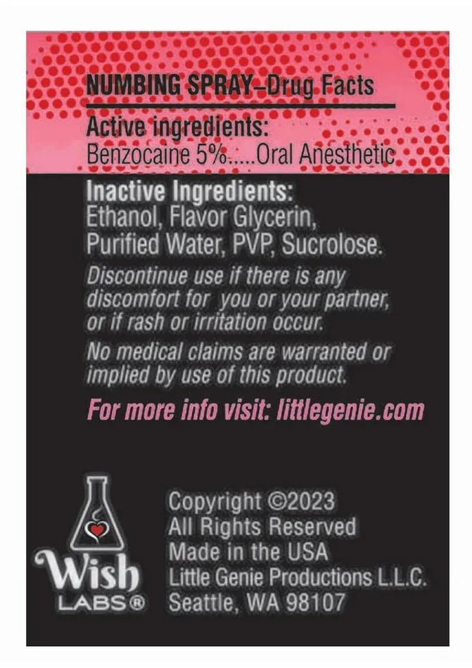 Cheef Relief Soothing Throat Spray 1oz Cherry Cheef Relief Vibrators