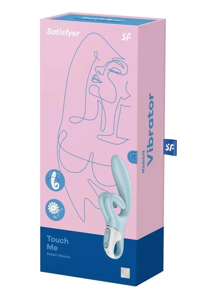 Satisfyer Touch Me Rechargeable Silicone Rabbit Vibrator Satisfyer Vibrators