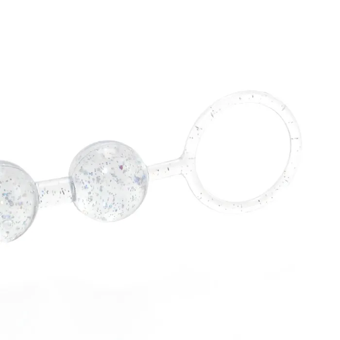 California Exotics X10 Extreme Pure Gold Anal Beads in Platinum Male Sex Toys