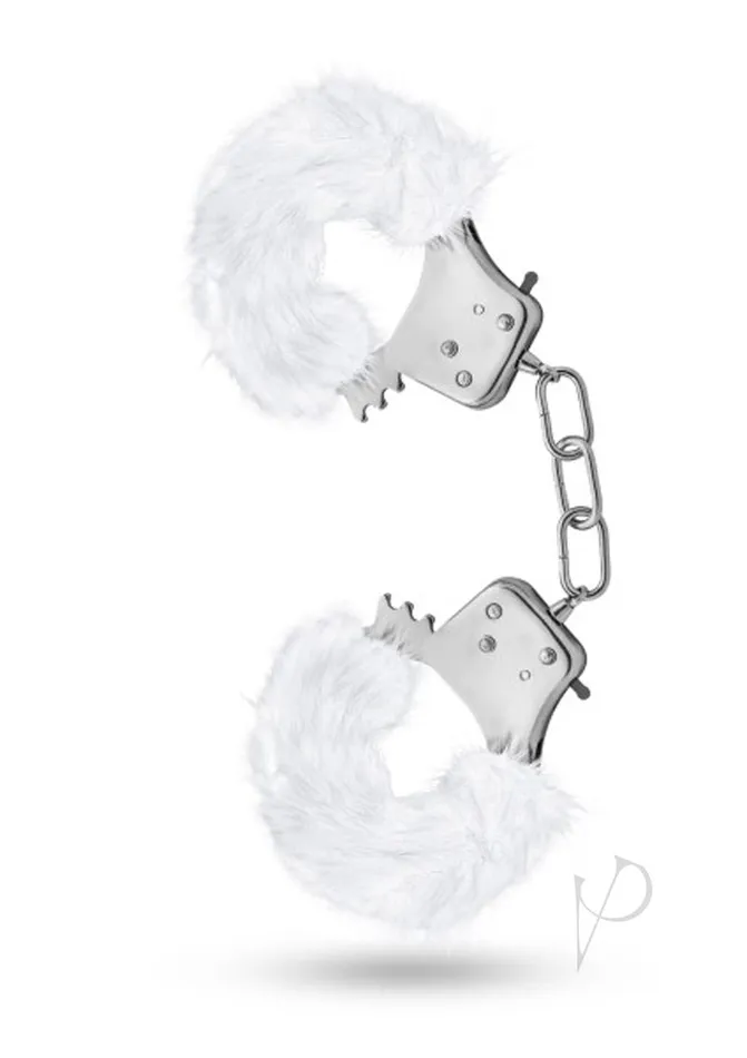 Couples Temptasia Temptasia Plush Fur Cuffs White Couples Temptasia Temptasia Plush Fur Cuffs White