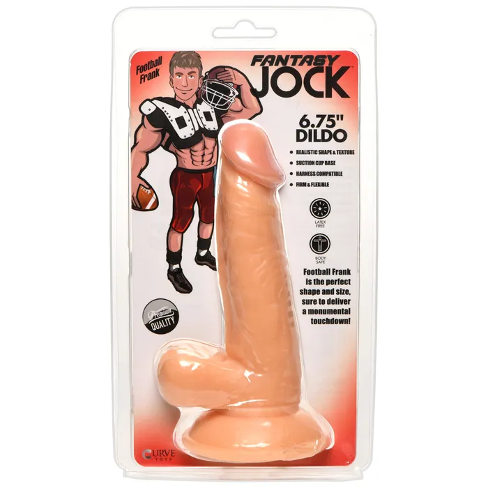 Curve Toys Anal Football Frank 675 Inch Dildo