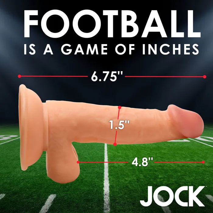 Curve Toys Anal Football Frank 675 Inch Dildo