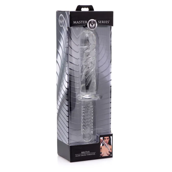 Dildos XR Brands Brutus Glass Dildo Thruster