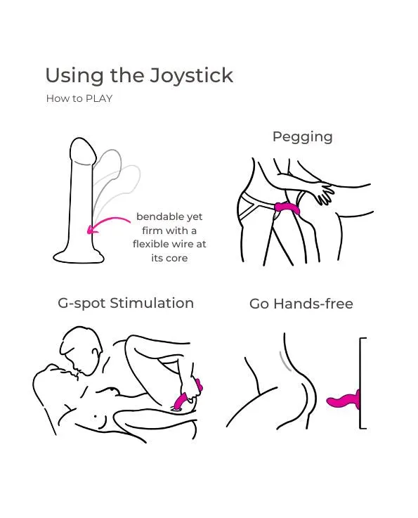 Dildos Dongguan Lealso Hedonist Joystick Bendable Dildo