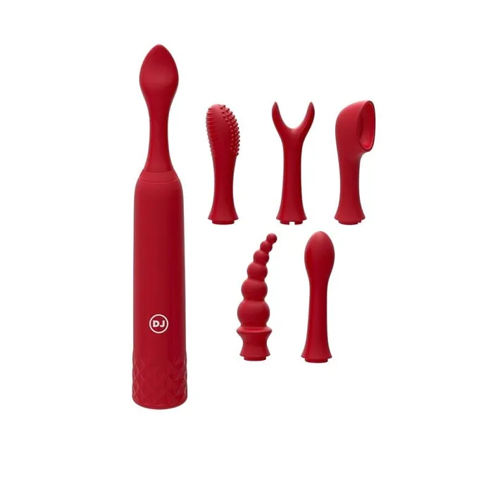 Doc Johnson Anal Doc Johnson iQuiver 7 Piece Set Red Velvet