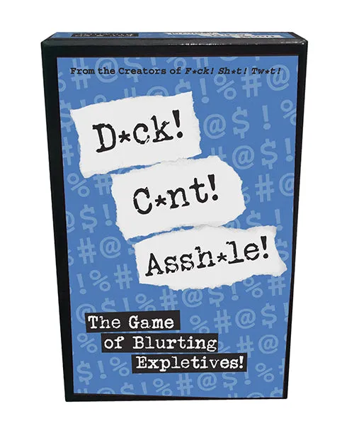 Games Kheper Games Dck Cnt Asshle The Game of Blurting Expletives